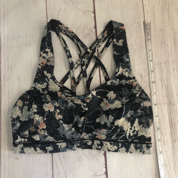 Lululemon Free to Be Serene Sports Bra in Spring Bloom Multi 4 - Picture 8 of 8